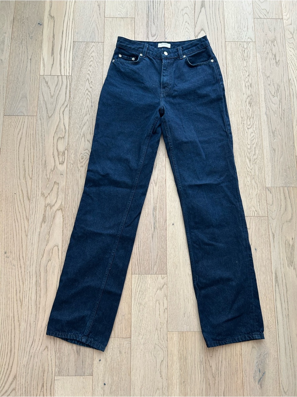 Zara Woman Dark Indigo Denim Pants